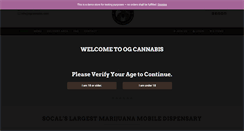 Desktop Screenshot of ogcannabis.com